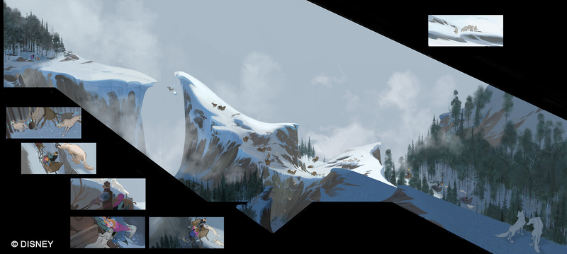 Illustration for article titled Concept Art Reveals How Frozen Might Have Looked As A 2D Animated Film